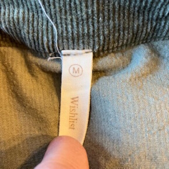 Wishlist Olive Corduroy side button mini size medium - Picture 5 of 6